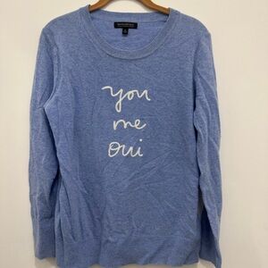 Banana Republic Light Blue Crew Neck Sweater